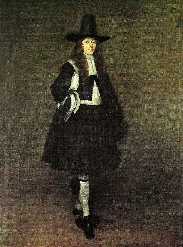 Gerard Ter Borch man in black, c